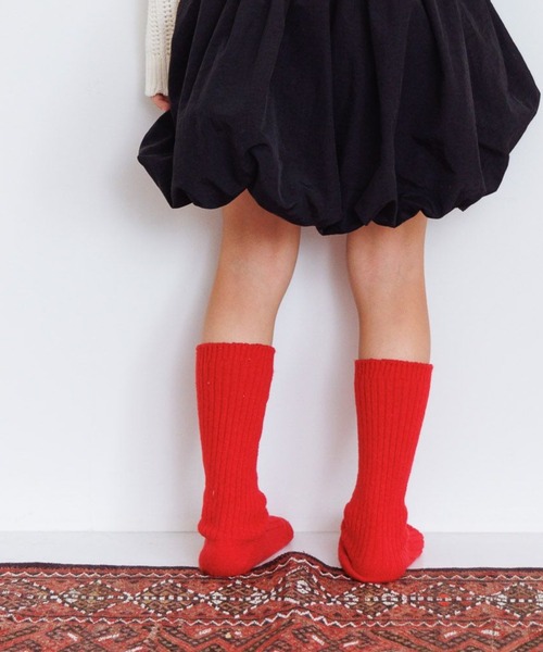 LOWRYS FARM(ローリーズファーム)の「Sウォームハイソックス 983013(ソックス/靴下・キッズ・レッド/ピンク/グリーン/アイボリー・MEDIUM/LARGE)」の4枚目の写真