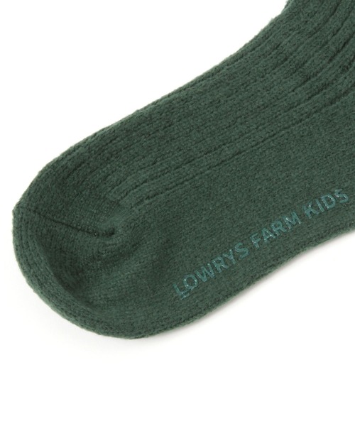 LOWRYS FARM(ローリーズファーム)の「Sウォームハイソックス 983013(ソックス/靴下・キッズ・レッド/ピンク/グリーン/アイボリー・MEDIUM/LARGE)」の7枚目の写真