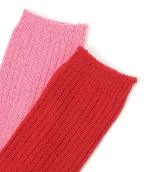 LOWRYS FARM(ローリーズファーム)の「Sウォームハイソックス 983013(ソックス/靴下・キッズ・レッド/ピンク/グリーン/アイボリー・MEDIUM/LARGE)」の8枚目の写真