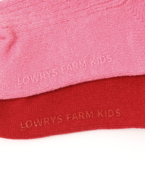 LOWRYS FARM(ローリーズファーム)の「Sウォームハイソックス 983013(ソックス/靴下・キッズ・レッド/ピンク/グリーン/アイボリー・MEDIUM/LARGE)」の9枚目の写真