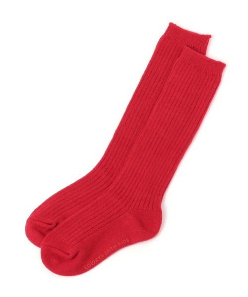LOWRYS FARM(ローリーズファーム)の「Sウォームハイソックス 983013(ソックス/靴下・キッズ・レッド/ピンク/グリーン/アイボリー・MEDIUM/LARGE)」の15枚目の写真