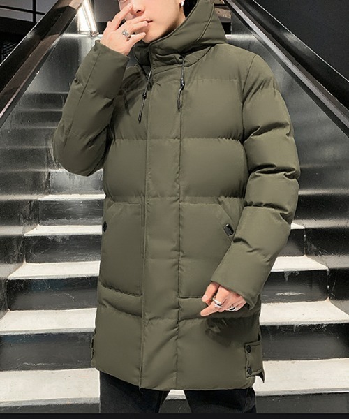 セール】【SETUP7】リラックスフィット中綿ダウンモッズコート KNF037