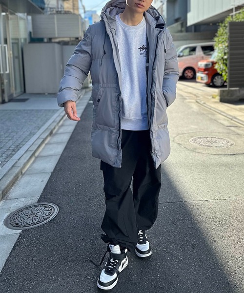 セール】【SETUP7】リラックスフィット中綿ダウンモッズコート KNF037