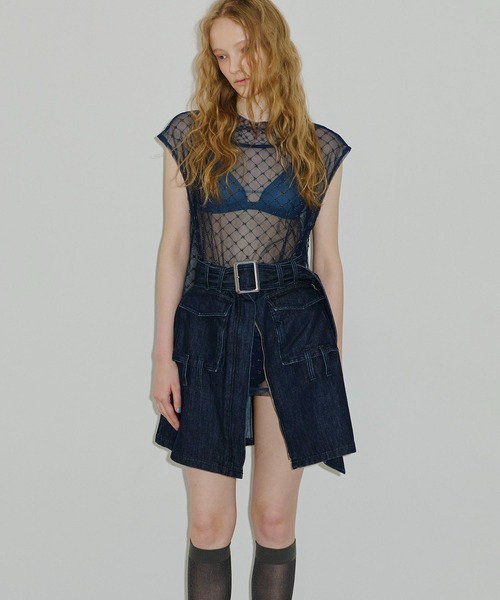 ラベルエチュード　2WAYデニムミニスカート ラベルエチュード 2WAYデニムミニスカート 【公式通販】