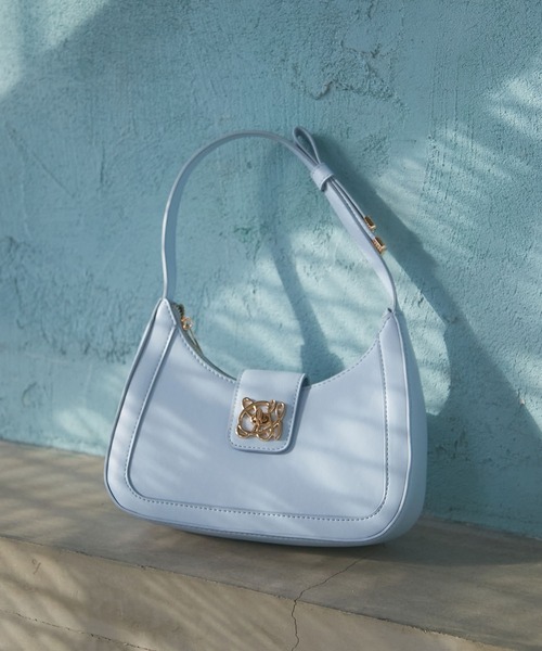 【セレモニー/通勤対応】【新色追加】ハンドルリボンワンショルダーバッグ