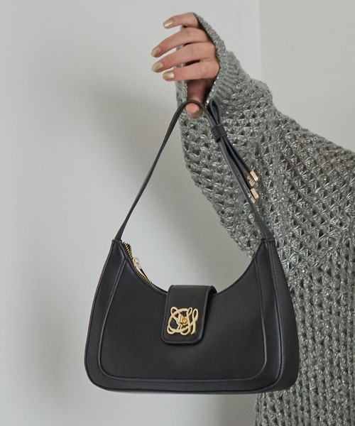 【セレモニー/通勤対応】【新色追加】ハンドルリボンワンショルダーバッグ