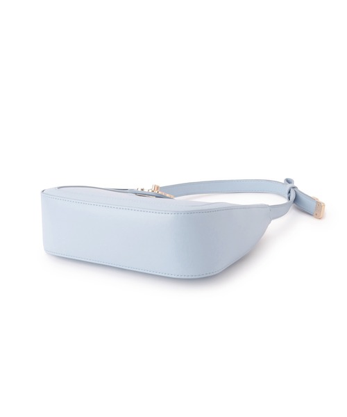 VIS(ビス)の「【新色追加】【180℃美人見え】ハンドルリボンワンショルダーバッグ(ハンドバッグ・レディース・ブラック/グリーン/キナリ/ピンク/ブラック系/サックスブルー・FREE)」の22枚目の写真