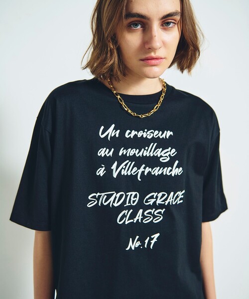 GRACE CLASS(グレースクラス)の「レタードオーバーTシャツ(Tシャツ GRACE CLASS(グレースクラス)の「レタードオーバーTシャツ(Tシャツ