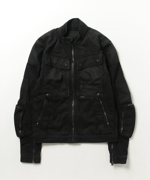 G-STAR（ジースター）の「BIKER PENCILCASE JACKET/デニムライダース 