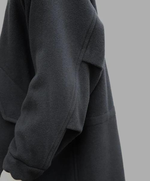 ONE fifth（ワンフィフス）の「RULE（ステンカラーコート・メンズ・オリーブ/ブラック・1/3）」の8枚目の写真