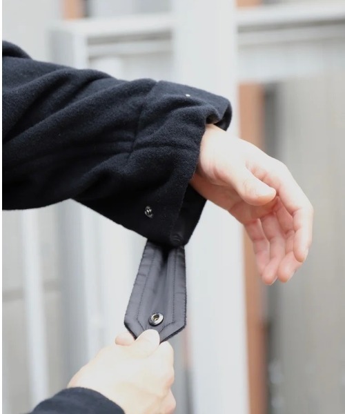 ONE fifth（ワンフィフス）の「RULE（ステンカラーコート・メンズ・オリーブ/ブラック・1/3）」の9枚目の写真