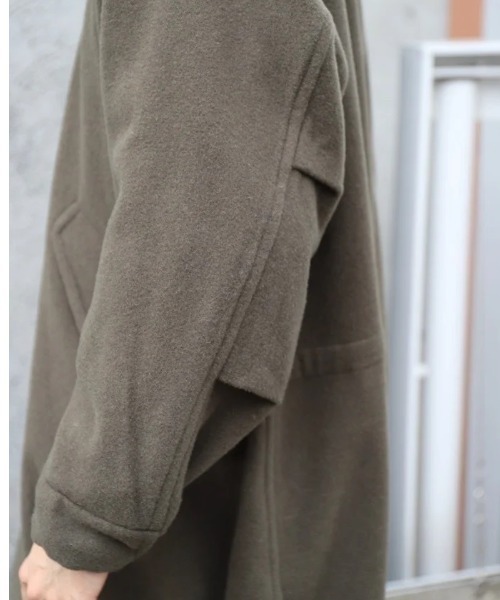 ONE fifth（ワンフィフス）の「RULE（ステンカラーコート・メンズ・オリーブ/ブラック・1/3）」の17枚目の写真