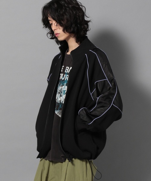 Anui（アニュイ）の「【UNISEX】コンビトラックスウェット（スウェット・レディース・オートミール/ブラック・S/M）」の9枚目の写真