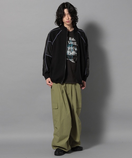 Anui（アニュイ）の「【UNISEX】コンビトラックスウェット（スウェット・レディース・オートミール/ブラック・S/M）」の11枚目の写真