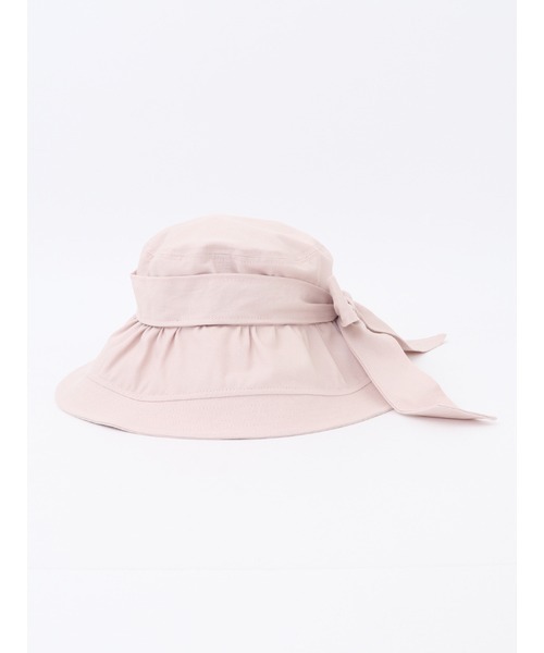 PINK HOUSE（ピンクハウス）の「バックリボンデニムハット（ハット・レディース・ピンク/クリーム/ブラック・フリー）」の8枚目の写真