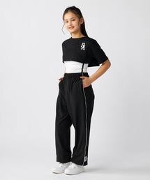 repipi armario | 【repipi armario / レピピアルマリオ】キッズキャミブラ短丈Tシャツセット　ダンス　トレーニング(Tシャツ/カットソー)