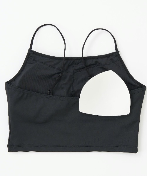 repipi armario（レピピ アルマリオ）の「【repipi armario / レピピアルマリオ】キッズキャミブラ短丈Tシャツセット　ダンス　トレーニング（Tシャツ/カットソー・キッズ・ブラック/ホワイト・170/160/150/140）」の6枚目の写真