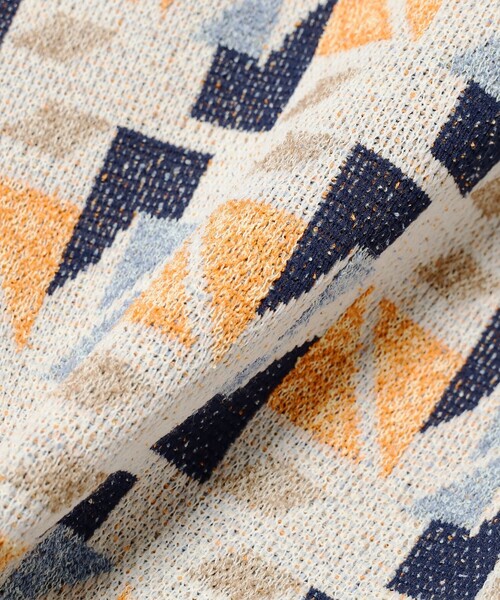 Ray BEAMS（レイビームス）の「Ray BEAMS / 柄編み Vネック ベスト（ベスト・レディース・オフホワイト/イエロー・ONE SIZE）」の20枚目の写真