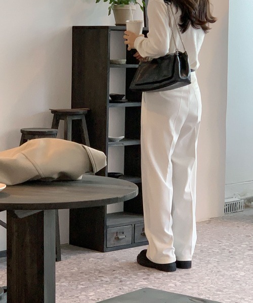 kolor 23ss ワイドスラックス セール】【セットアップ対応】センタープレス/ディープタック
