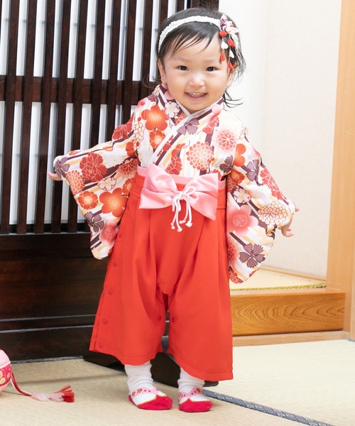 袴ロンパース 3点セット（ロンパース）｜chil2（チルツー）