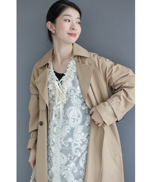 cawaii（カワイイ）の「花レースネックのふわふわ起毛シアーブラウストップス（シャツ/ブラウス・レディース・アイボリー・FREE）」の15枚目の写真