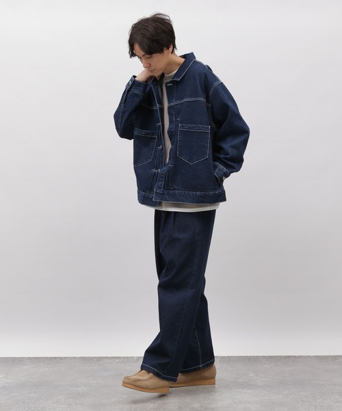 LAKOLE(ラコレ)の「デニムカーゴパンツ / 991907(デニムパンツ・メンズ・ライトブルー/ネイビー/グレー・MEDIUM/LARGE)」の19枚目の写真