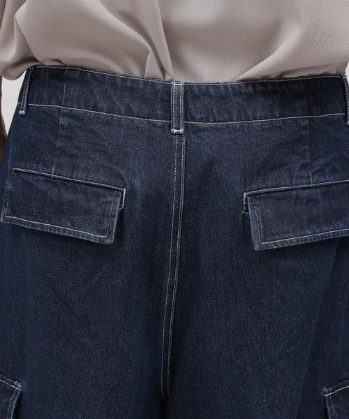 LAKOLE(ラコレ)の「デニムカーゴパンツ / 991907(デニムパンツ・メンズ・ライトブルー/ネイビー/グレー・MEDIUM/LARGE)」の15枚目の写真