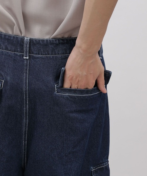 LAKOLE(ラコレ)の「デニムカーゴパンツ / 991907(デニムパンツ・メンズ・ライトブルー/ネイビー/グレー・MEDIUM/LARGE)」の18枚目の写真