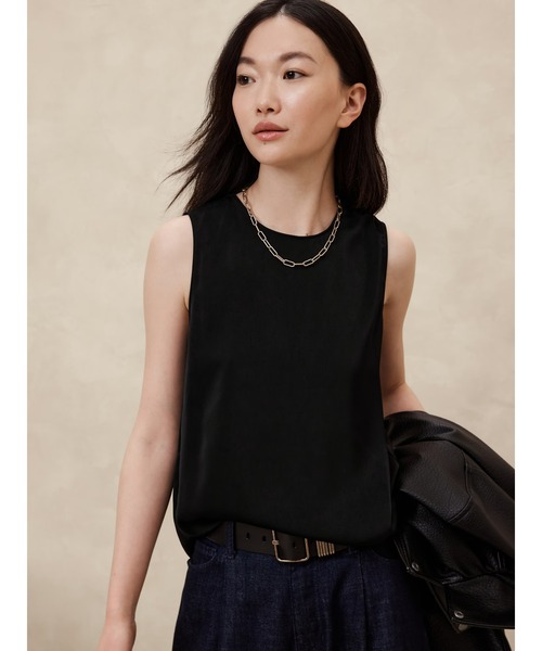 BANANA REPUBLIC FACTORY STORE(バナナリパブリック ファクトリーストア)の「BANANA REPUBLIC FACTORY STORE シェルタンクトップ(シャツ/ブラウス・レディース・その他/ホワイト/ブラック/ブルー/マルチ/ブラック系その他/ネイビー/グリーン/オフホワイト・S/M/L/XS)」の17枚目の写真