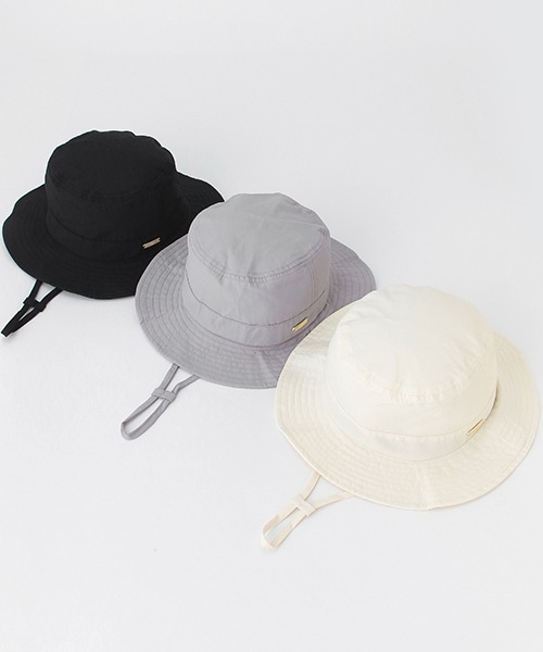 petit main(プティマイン)の「【花粉付着防止】アドベンチャーハット(ハット・キッズ・ライトグレー/アイボリー/ブラック・50cm/52cm/54cm)」の11枚目の写真