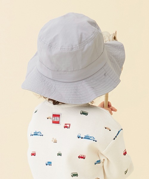 petit main(プティマイン)の「【花粉付着防止】アドベンチャーハット(ハット・キッズ・ライトグレー/アイボリー/ブラック・50cm/52cm/54cm)」の19枚目の写真