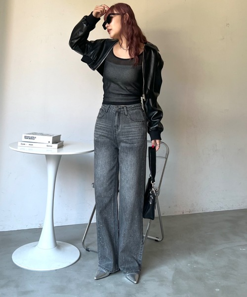 SHAGGIE(シャギー)の「フロントホールレイヤードラメタンクトップス(タンクトップ・レディース・ブラウン/シルバー/ブラック・FREE)」の20枚目の写真