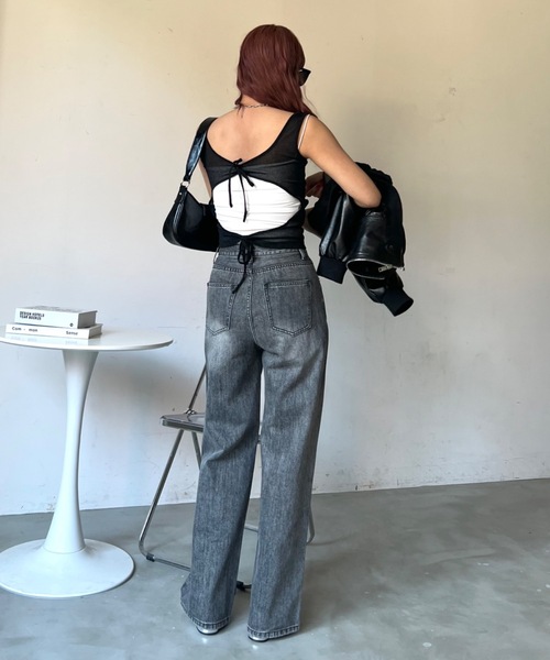 SHAGGIE(シャギー)の「フロントホールレイヤードラメタンクトップス(タンクトップ・レディース・ブラウン/シルバー/ブラック・FREE)」の21枚目の写真