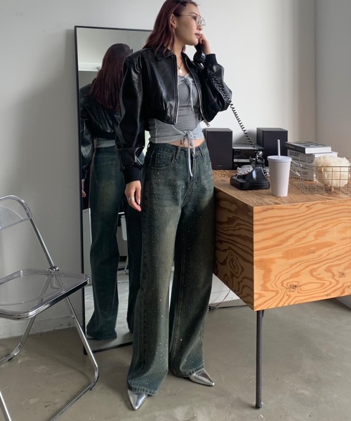 SHAGGIE(シャギー)の「フロントホールレイヤードラメタンクトップス(タンクトップ・レディース・ブラウン/シルバー/ブラック・FREE)」の11枚目の写真