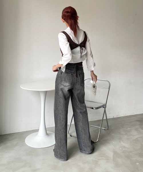 SHAGGIE(シャギー)の「フロントホールレイヤードラメタンクトップス(タンクトップ・レディース・ブラウン/シルバー/ブラック・FREE)」の12枚目の写真