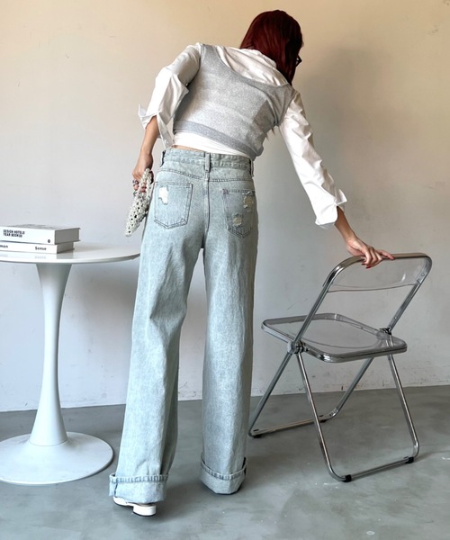 SHAGGIE(シャギー)の「フロントホールレイヤードラメタンクトップス(タンクトップ・レディース・ブラウン/シルバー/ブラック・FREE)」の10枚目の写真