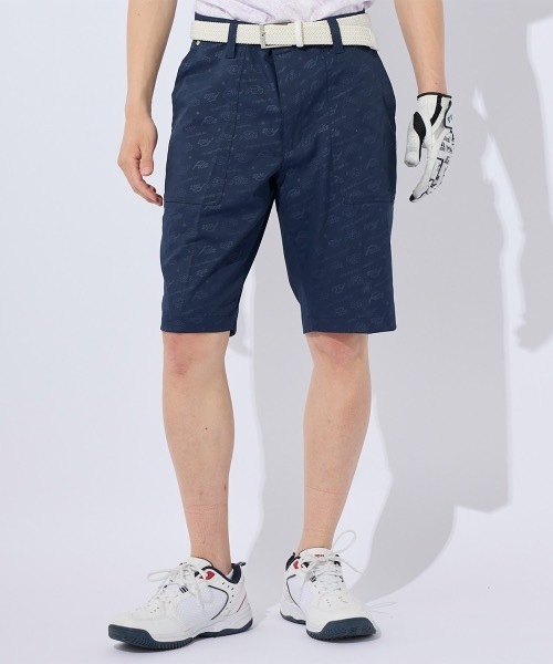 FILA GOLF(フィラゴルフ )の「【FILA GOLF/フィラゴルフ】ストレッチショートパンツ ゴルフ(その他パンツ・メンズ・ブルー系その他/ホワイト・78/82/86/90)」の1枚目の写真