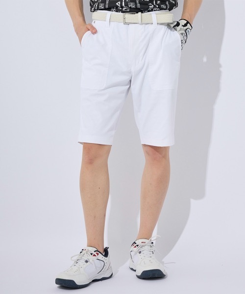 FILA GOLF(フィラゴルフ )の「【FILA GOLF/フィラゴルフ】ストレッチショートパンツ ゴルフ(その他パンツ・メンズ・ブルー系その他/ホワイト・78/82/86/90)」の2枚目の写真