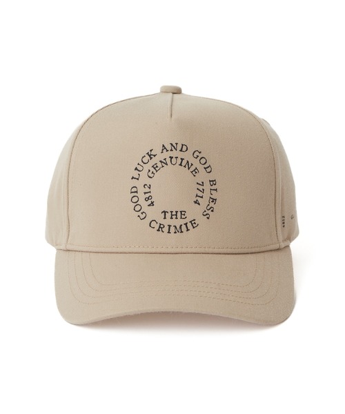 CRIMIE(クライミー)の「CIRCLE LOGO EMBROIDERY CAP / サークル ロゴ 刺繍 5パネル キャップ(キャップ・メンズ・ブラック×ブラック/ブラック×ホワイト/ベージュ・ONE SIZE)」の9枚目の写真
