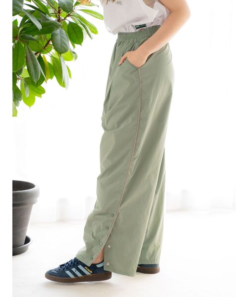 Ungrid（アングリッド）の「ナイロン混ラインパンツ（その他パンツ