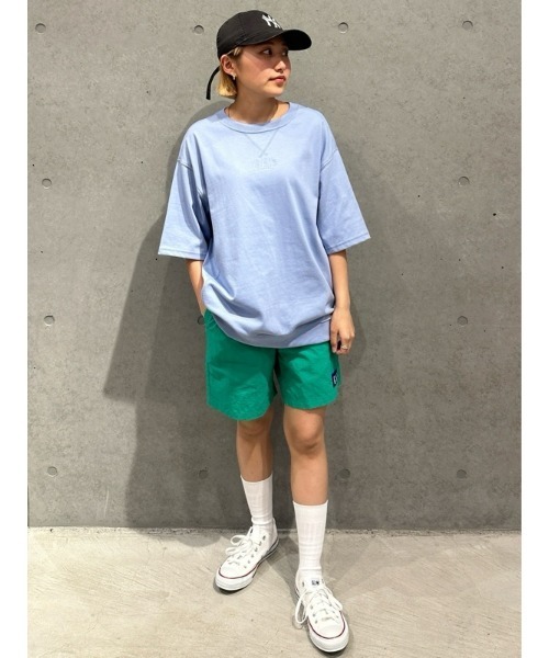 GAP(ギャップ)の「ミニ GAPアーチロゴTシャツ 半袖(ユニセックス)(Tシャツ/カットソー・メンズ・ブラック/パープル/ネイビー/アクア/グリーン/ホワイト・XS/M/S/XL/L)」の10枚目の写真