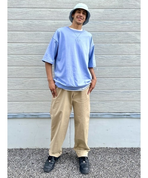 GAP(ギャップ)の「ミニ GAPアーチロゴTシャツ 半袖(ユニセックス)(Tシャツ/カットソー・メンズ・ブラック/パープル/ネイビー/アクア/グリーン/ホワイト・XS/M/S/XL/L)」の13枚目の写真