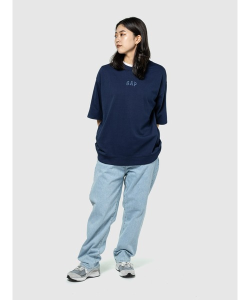 GAP(ギャップ)の「ミニ GAPアーチロゴTシャツ 半袖(ユニセックス)(Tシャツ/カットソー・メンズ・ブラック/パープル/ネイビー/アクア/グリーン/ホワイト・XS/M/S/XL/L)」の18枚目の写真