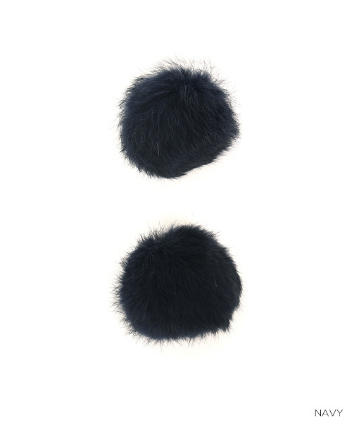 RANDA（ランダ）の「ファーシューズクリップ/2個1組（シューケア用品・レディース・グレー/ブラック/ホワイト/ピンク/チャコール/カーキ/ワイン/ネイビー/オレンジ/ベージュ系その他・FREE）」の7枚目の写真