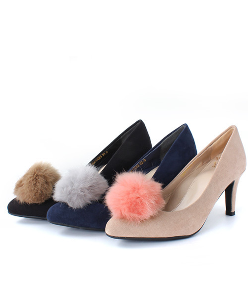 RANDA（ランダ）の「ファーシューズクリップ/2個1組（シューケア用品・レディース・グレー/ブラック/ホワイト/ピンク/チャコール/カーキ/ワイン/ネイビー/オレンジ/ベージュ系その他・FREE）」の12枚目の写真