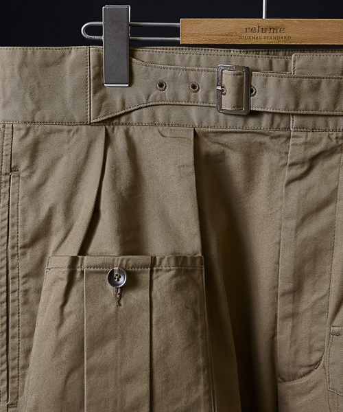 JOURNAL STANDARD relume(ジャーナルスタンダード レリューム)の「【MICROTEX / マイクロテックス】グルカパンツ(その他パンツ・メンズ・ベージュ/ブラック・MEDIUM/LARGE)」の16枚目の写真