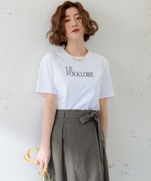 FOLKLORE ロゴTシャツ