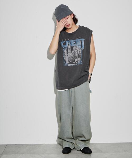 WEGO（ウィゴー）の「WEGO/ピグメントグラフィックノースリーブ（タンクトップ・メンズ・その他4/その他1/その他2/その他3/その他6/その他7/その他5・MEDIUM/LARGE）」の10枚目の写真