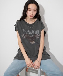 WEGO | WEGO/【24年春夏新作】ピグメントグラフィックノースリーブ(タンクトップ)