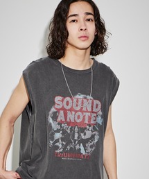 WEGO | WEGO/【24年春夏新作】ピグメントグラフィックノースリーブ(タンクトップ)